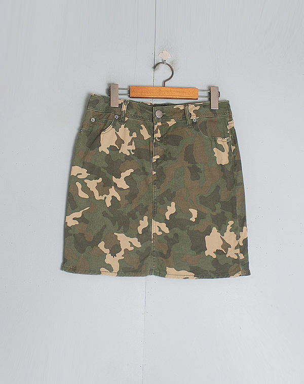 [빈티지샵 CAPTAIN]Camoflauge Pattern Skirt [28]